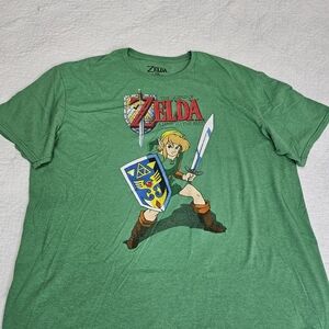 The Legend of Zelda Green Graphic Tee - Zelda